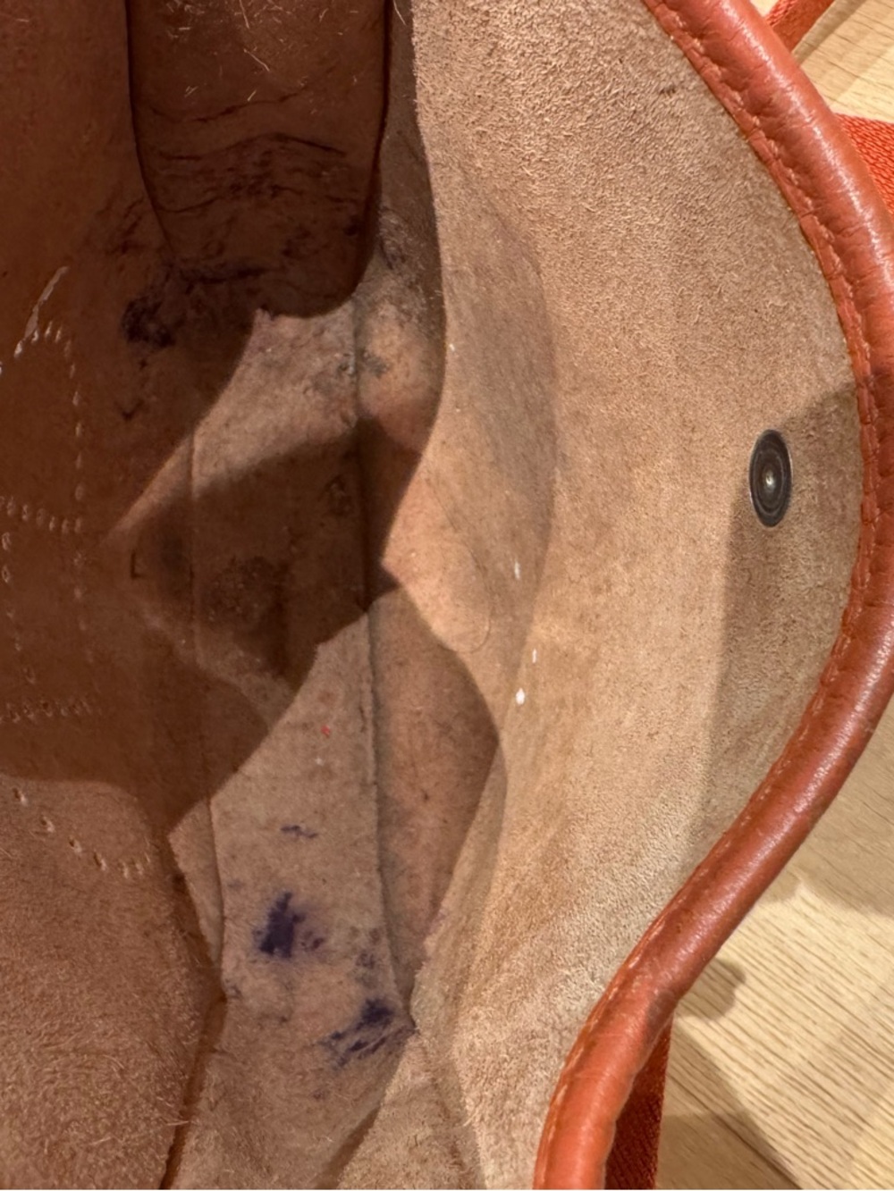 Hermes Mini Evelyne Crossbody in Brick Brown - Picture 5 of 6